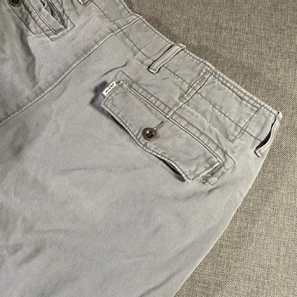 Levi Strauss & Co. Mens Gray White Tab Casual Pants W34 L30 Distressed